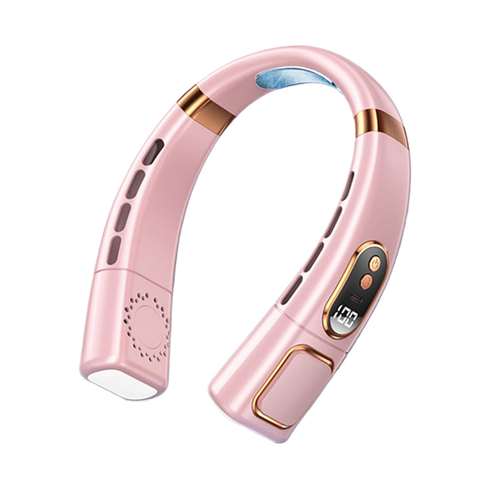 ❄️ VENTILADOR DE CUELLO 360° — Frescura Inteligente Todo el Día