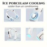 ❄️ VENTILADOR DE CUELLO 360° — Frescura Inteligente Todo el Día