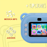 CÁMARA INSTANTÁNEA INFANTIL 5 EN 1 – Captura, Juega y Crea Sin Límites