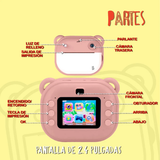 CÁMARA INSTANTÁNEA INFANTIL 5 EN 1 – Captura, Juega y Crea Sin Límites