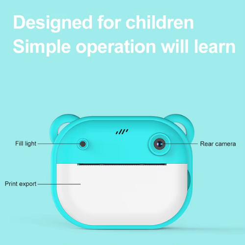 CÁMARA INSTANTÁNEA INFANTIL 5 EN 1 – Captura, Juega y Crea Sin Límites