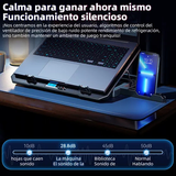 COOLER PARA LAPTOP CON 6 VENTILADORES RGB