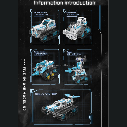 🤖 ROBOT 5 en 1 STEM – ¡Diversión, aprendizaje y tecnología en un solo juguete! 🚀