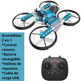 DRONE MOTO 4 EJES | Convertible 2 en 1 con Cámara Wifi HD