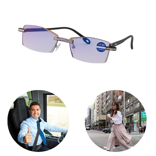 👓2 LENTES TR90 con Titanio de Alta Resistencia con Estuche