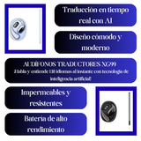 🧠 AUDÍFONOS TRADUCTORES XG99 – ¡Habla y entiende 138 idiomas al instante!